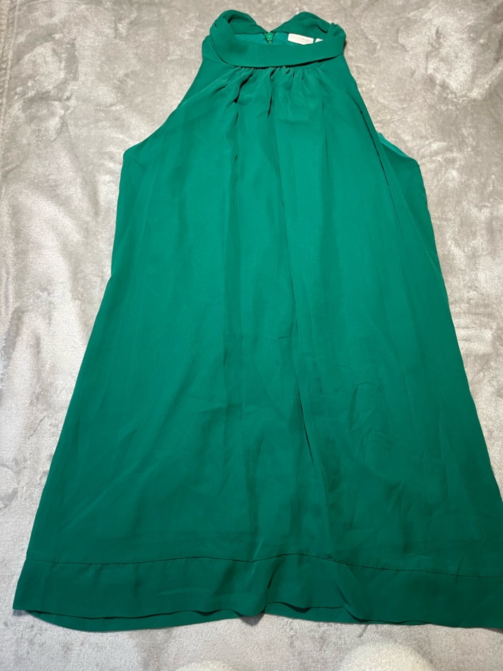 Sleeveless Emerald Green Halter Neck Women's Dressing